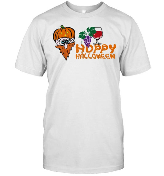 Hoppy Halloween Funny Halloween Wine Costume shirt