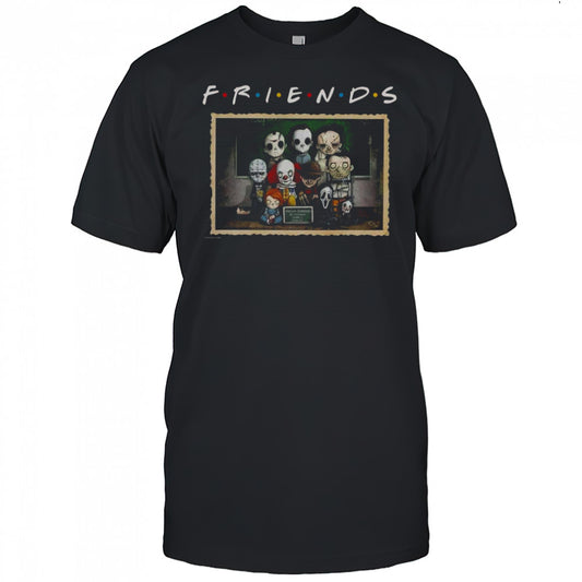 Horror Friends Scary Movie Characters Mashup Parody T Shirt