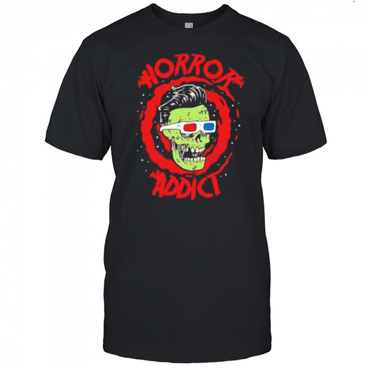 Horror Movie Addict Scary Halloween shirt