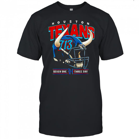Houston Texans H Town 713 Day Lil Keke helmet shirt