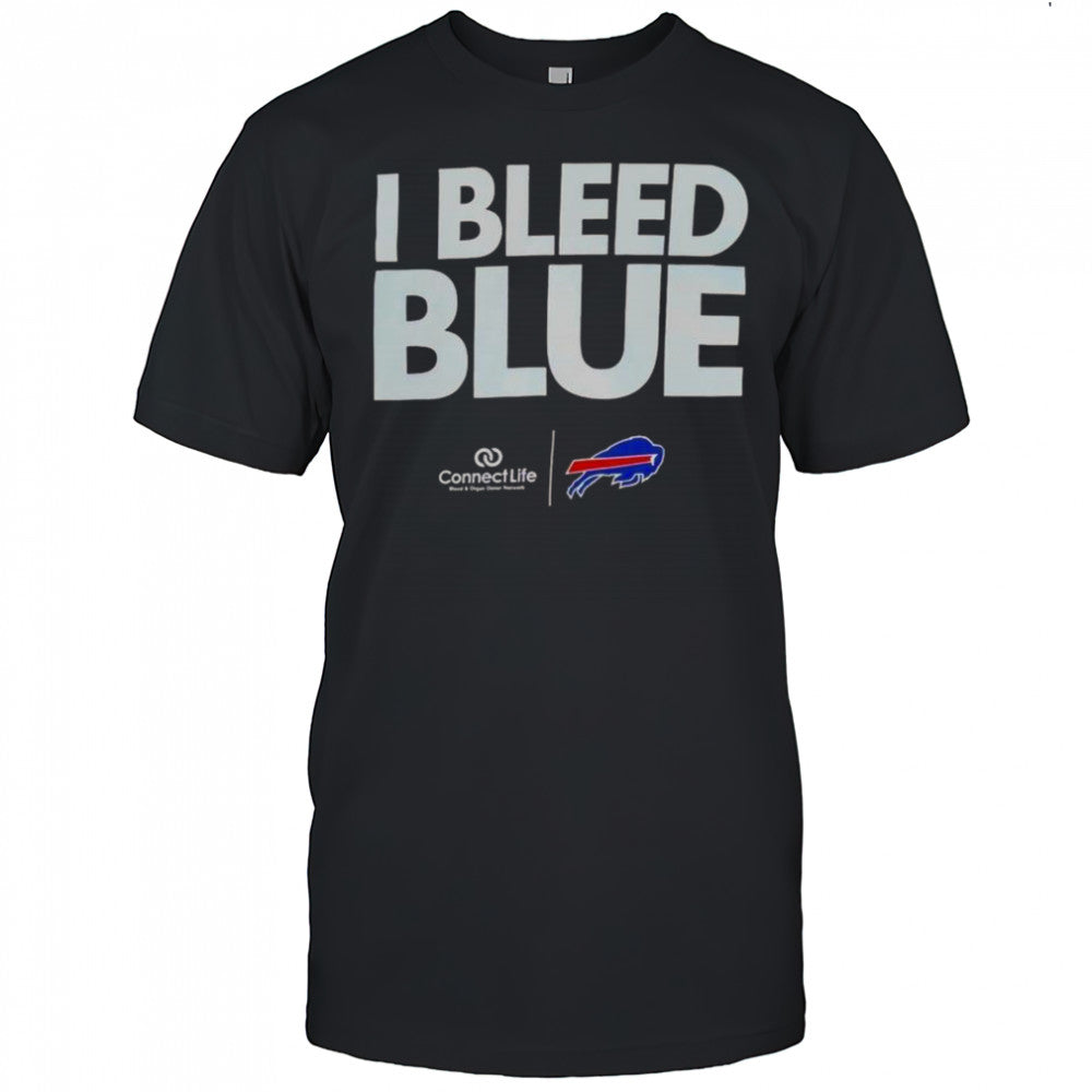 I Bleed Blue Buffalo Bills Logo T Shirt