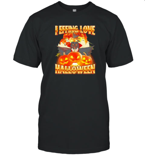 I Effing Love Halloween Cat Dracula T Shirt