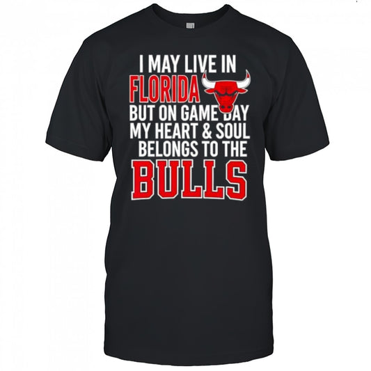 I may live in Florida but on game day my heart and soul belongs to the Bulls shirt