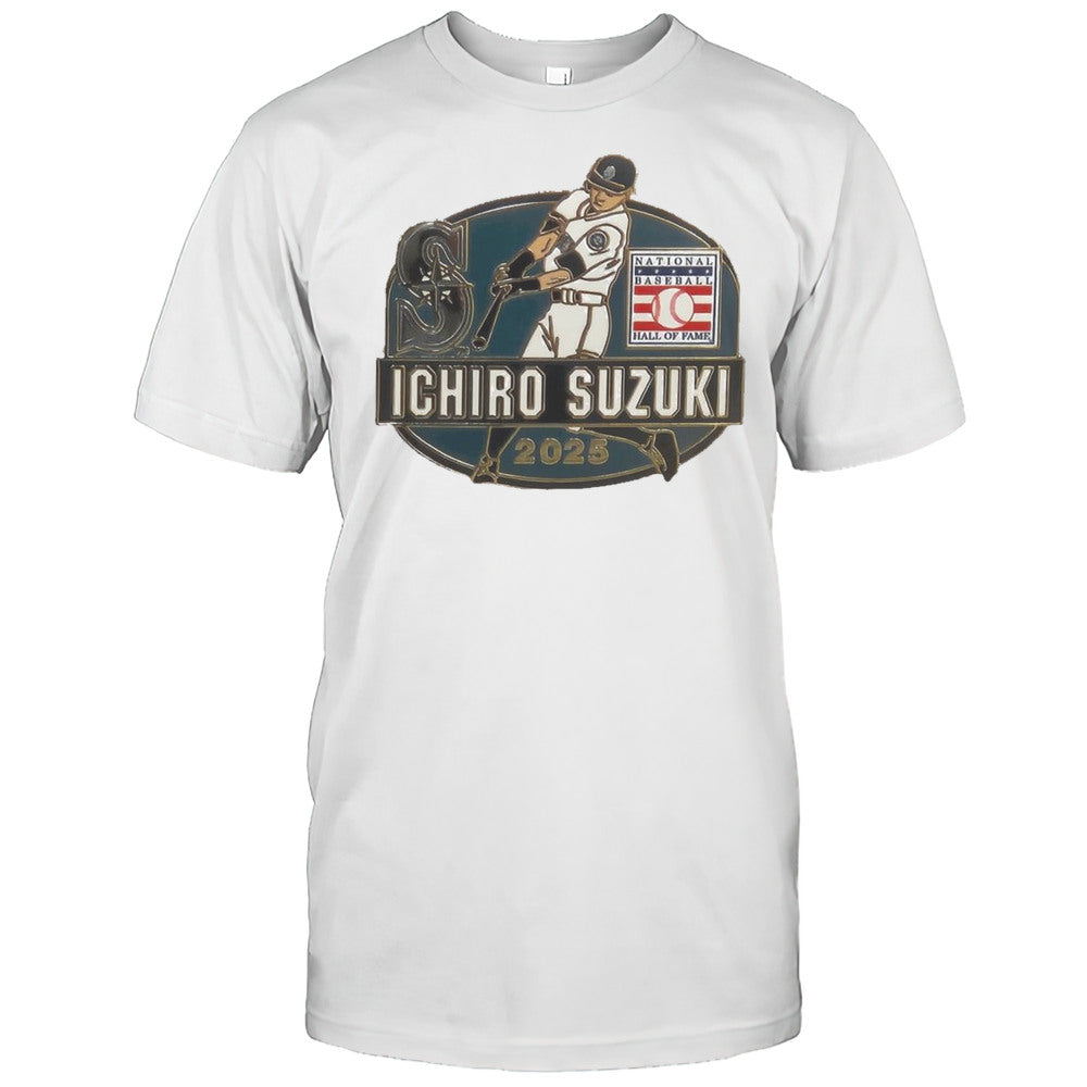 Ichiro Suzuki Seattle Mariners Hall Of Fame Class Of 2025 Collectors Shirt