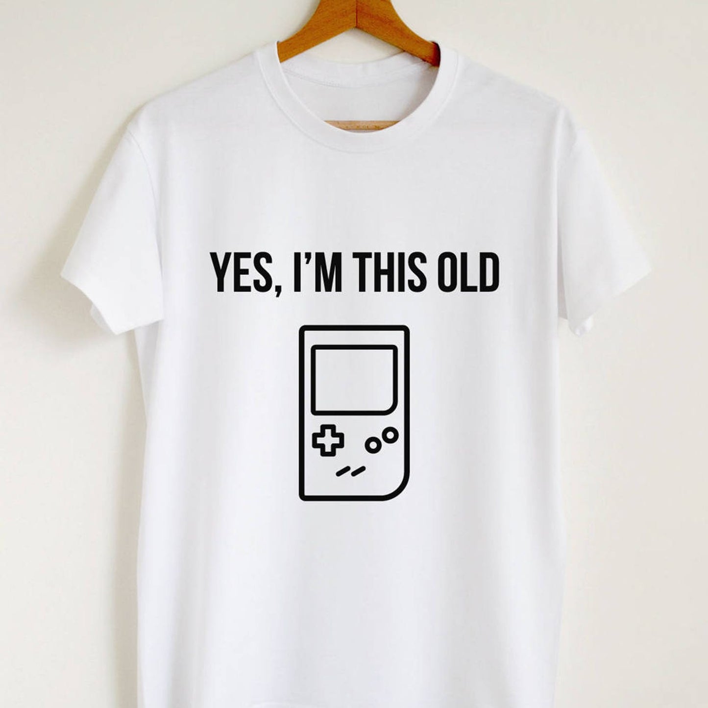 Yes I'm This Old T-shirt | Funny Gamer Slogan Tee | Sarcastic Retro T-Shirt