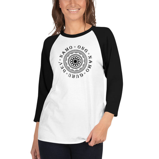 Kundalini Yoga Shirt Ong Namo Guru Dev Namo Meditation Tshirt Mindfulness Mantra Yogi Clothing Raglan Shirt Gift