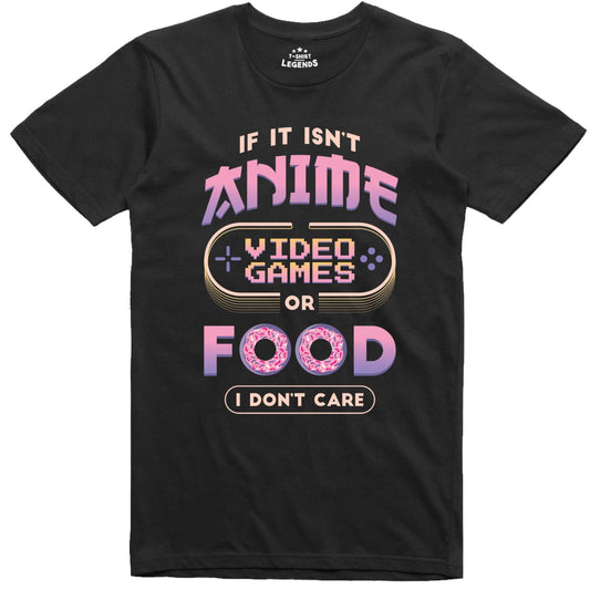 Anime Gamer T Shirt | Japanese Geek Regular Fit Tee | Manga Inspired Shirt