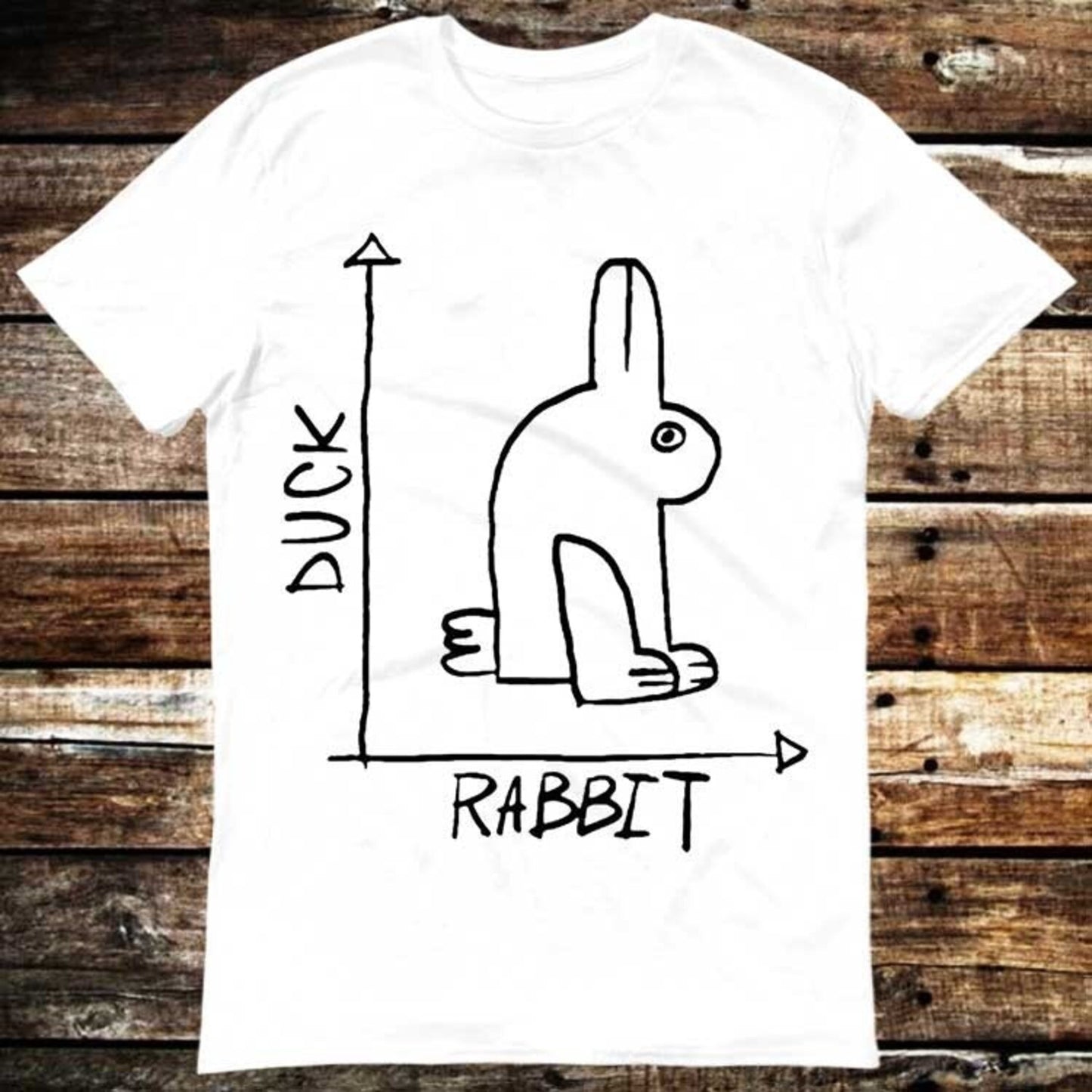 Duck Rabbit T Shirt | Funny Meme Tee | Style Unisex Gamer Gift