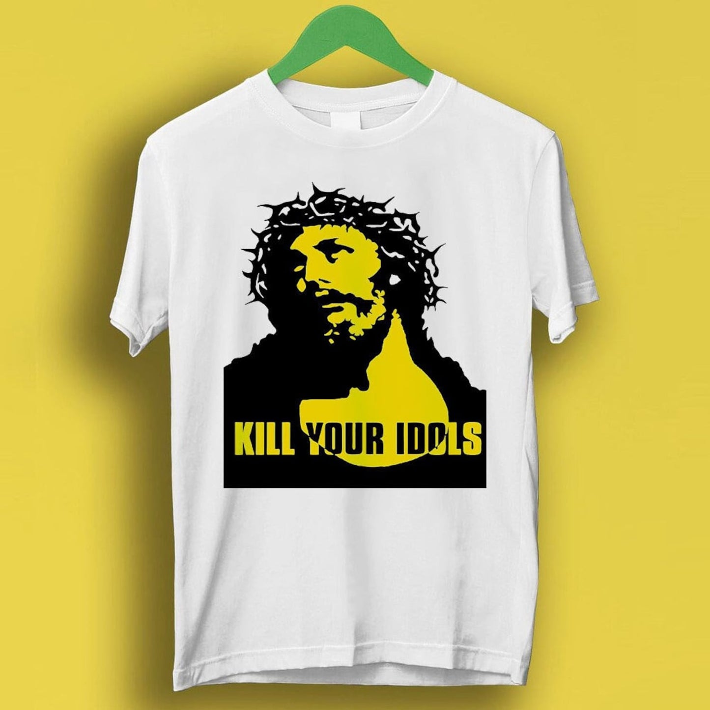 Jesus Punk Rock Design T-Shirt | Funny Meme Gift | Style Unisex Gamer Tee