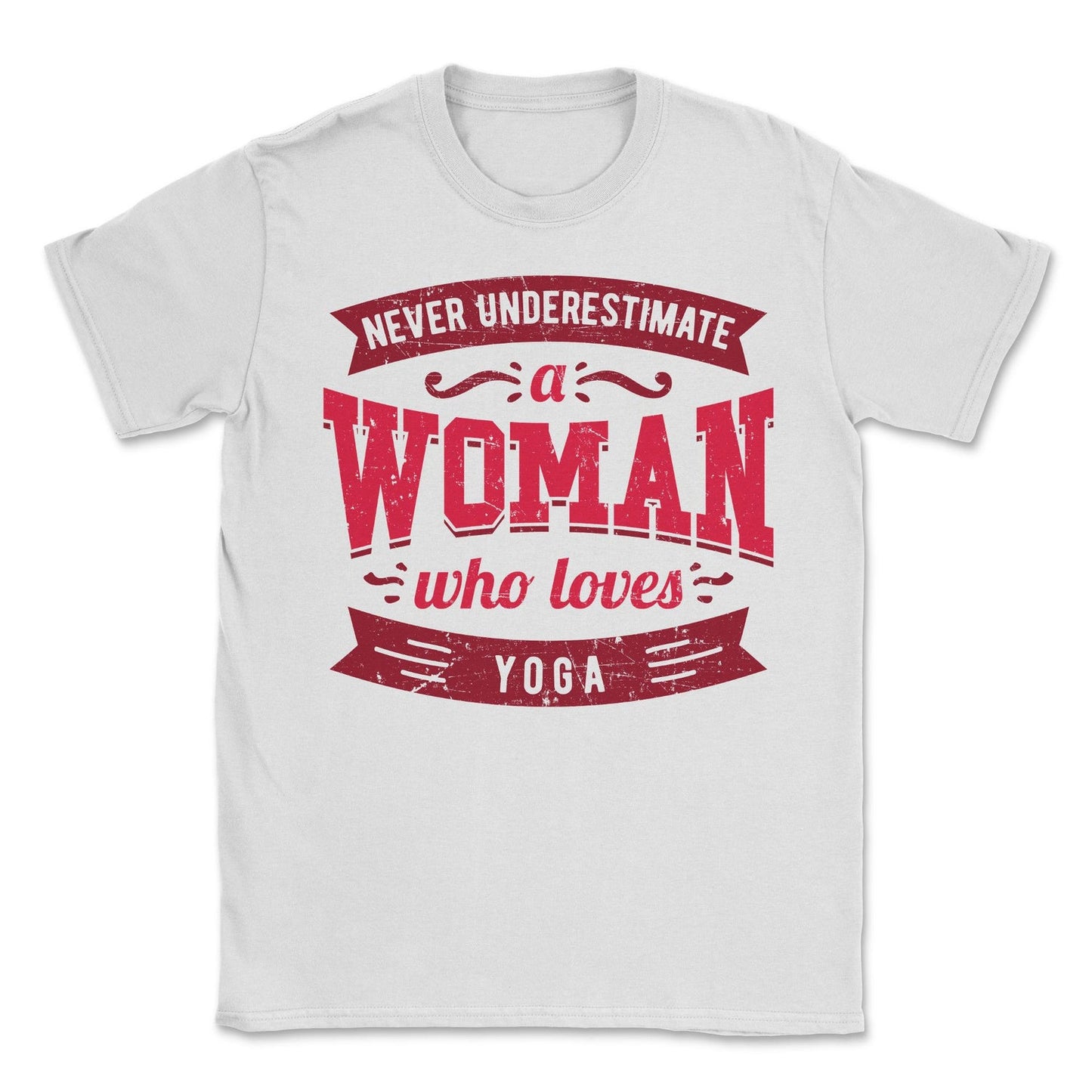 Never Underestimate Woman Loves Yoga Shirt | Funny Mug Gift Her Tee