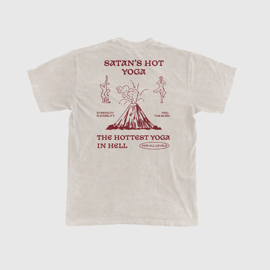 Hot Yoga T-Shirt: Satan's Hot Yoga Tee Graphic Shirt Gift