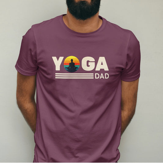 Yoga Dad Shirt | Gift Tshirt Father's Day Yoga Lover Birthday Men Tee