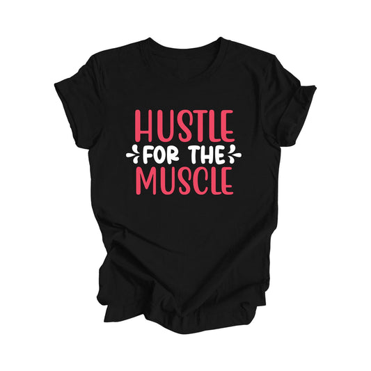 Hustle For The Muscle Yoga Meditation T-shirt Lover Teacher Wellness Self Care Shirt Gift Tee