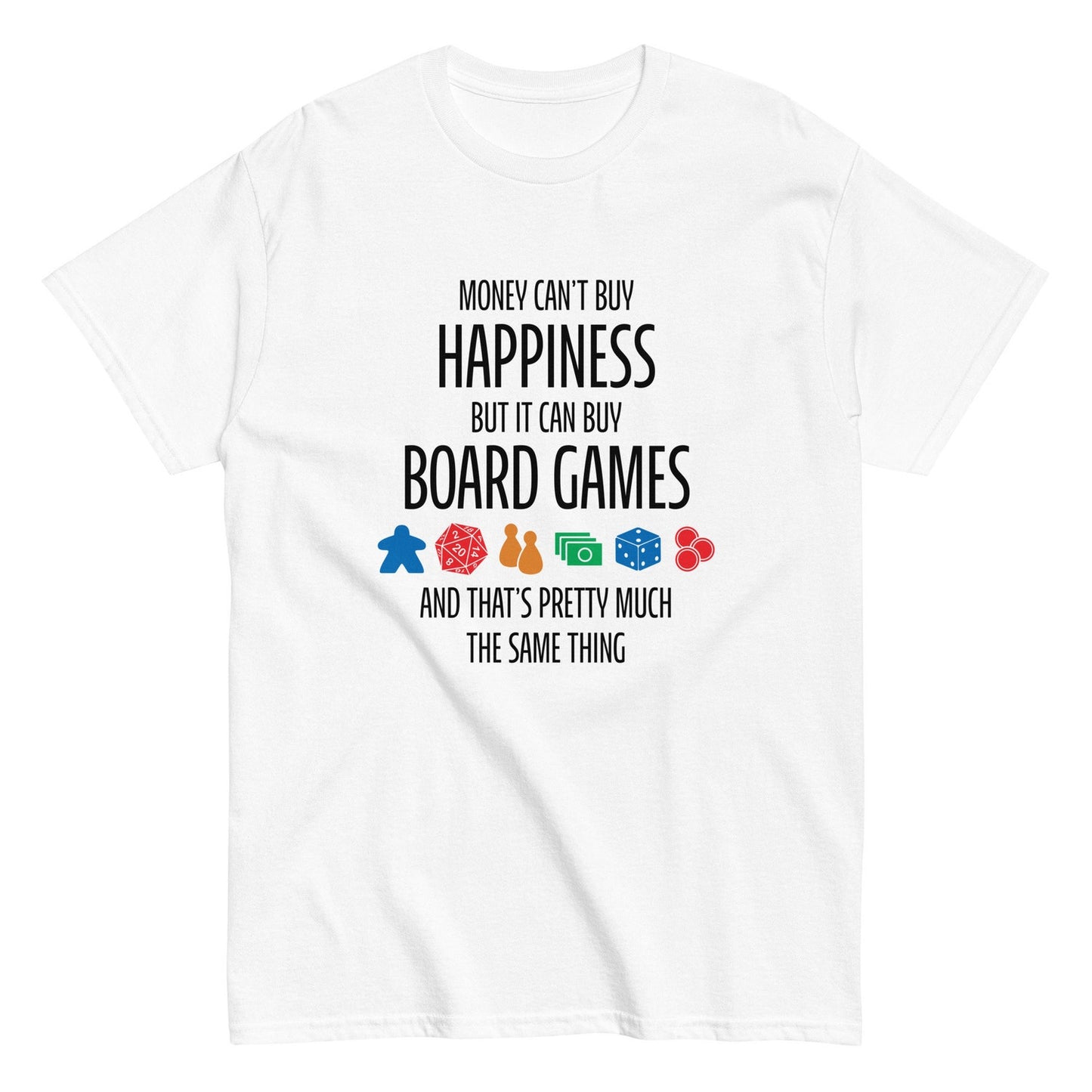Money Buys Board Games T-Shirt | Funny Board Gamer Tee | Strategy Game Night Shirt