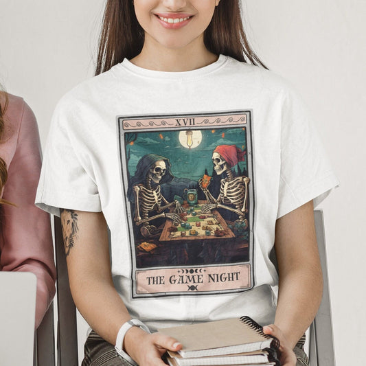 Game Night Tarot Card Shirt | Funny Board Game Shirt | RPG Gamer Tees
