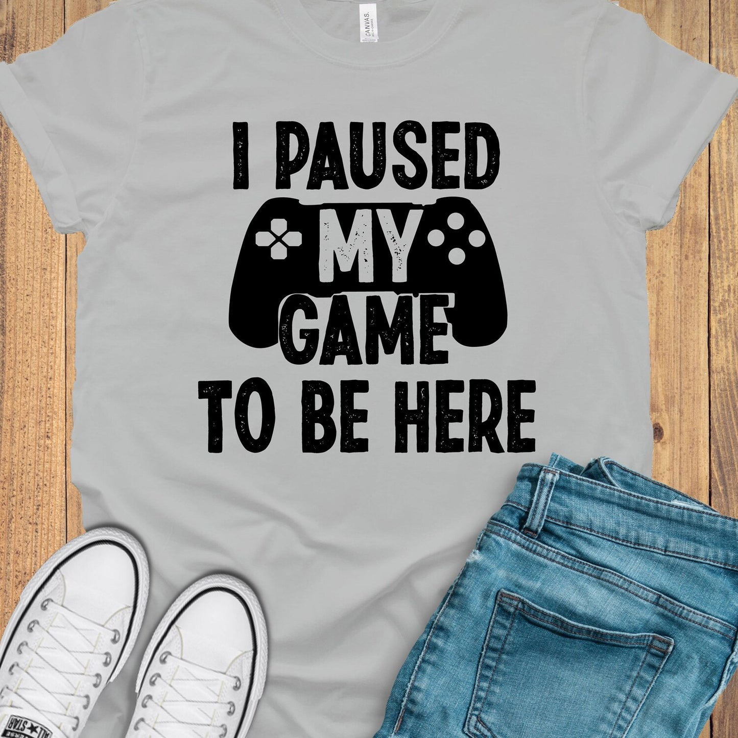 I paused my Game to Be Here , Funny Shirt Men, Gaming TShirt, Father Day Gift, Shirt for Men, Funny Gaming Tee