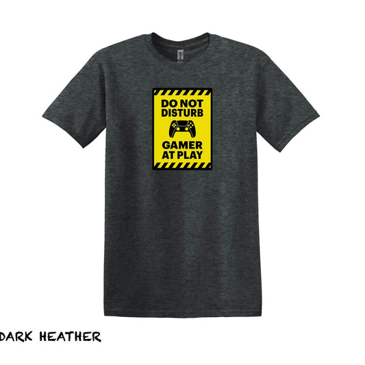 Do Not Disturb Gamer At Play T-shirt, Gamer Shirt, Gamer Gift, Funny Men Shirt, Shirt for Men, Gift for Boyfriend, Funny Gaming Shirt