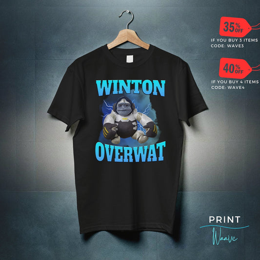 Winton Overwat Meme T-Shirt | Funny Gaming Shirt | Esports Apparel Gift