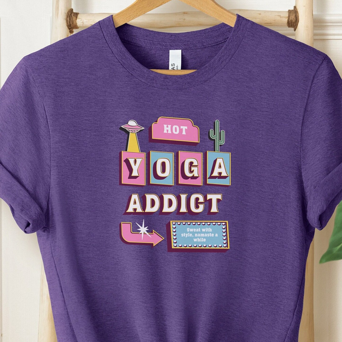 Funny Hot Yoga Shirt: Namaste Workout Tee for Enthusiasts