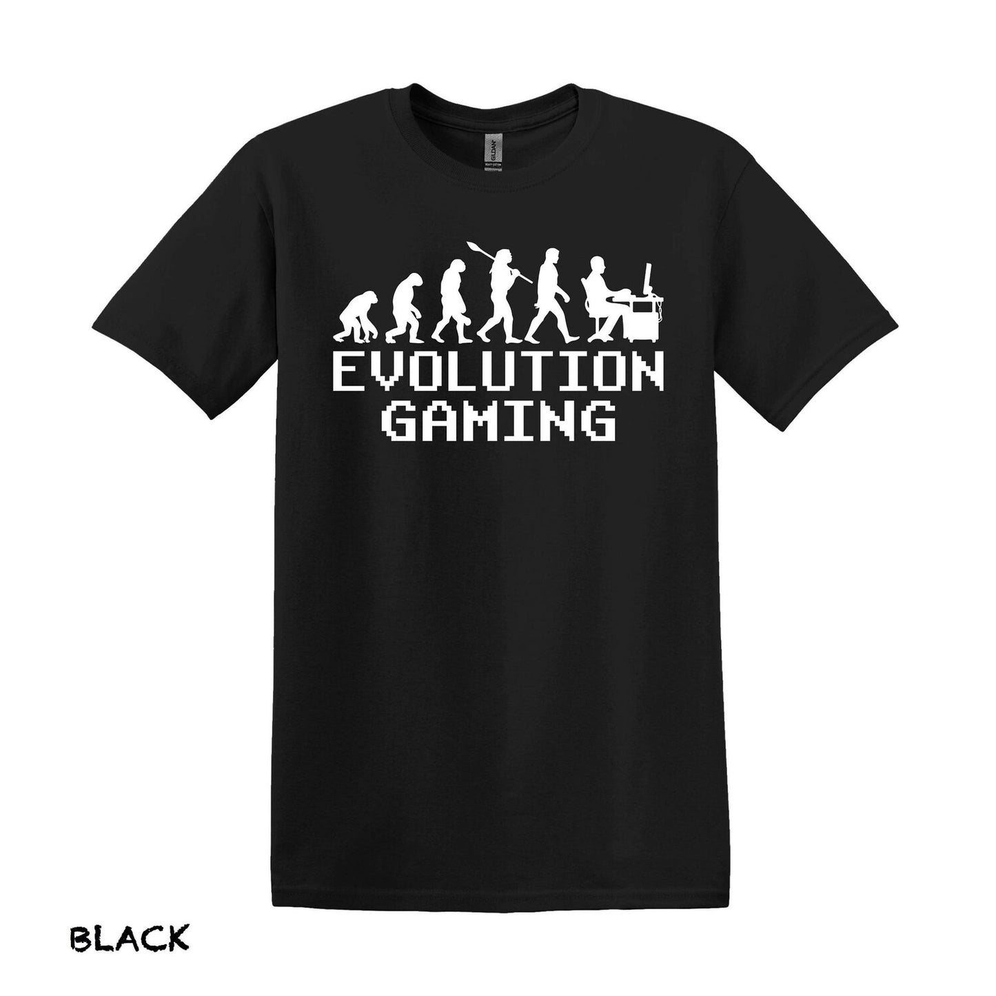 Evolution Gaming T-shirt | Funny Gamer Shirt | Gift For Boyfriend & Men