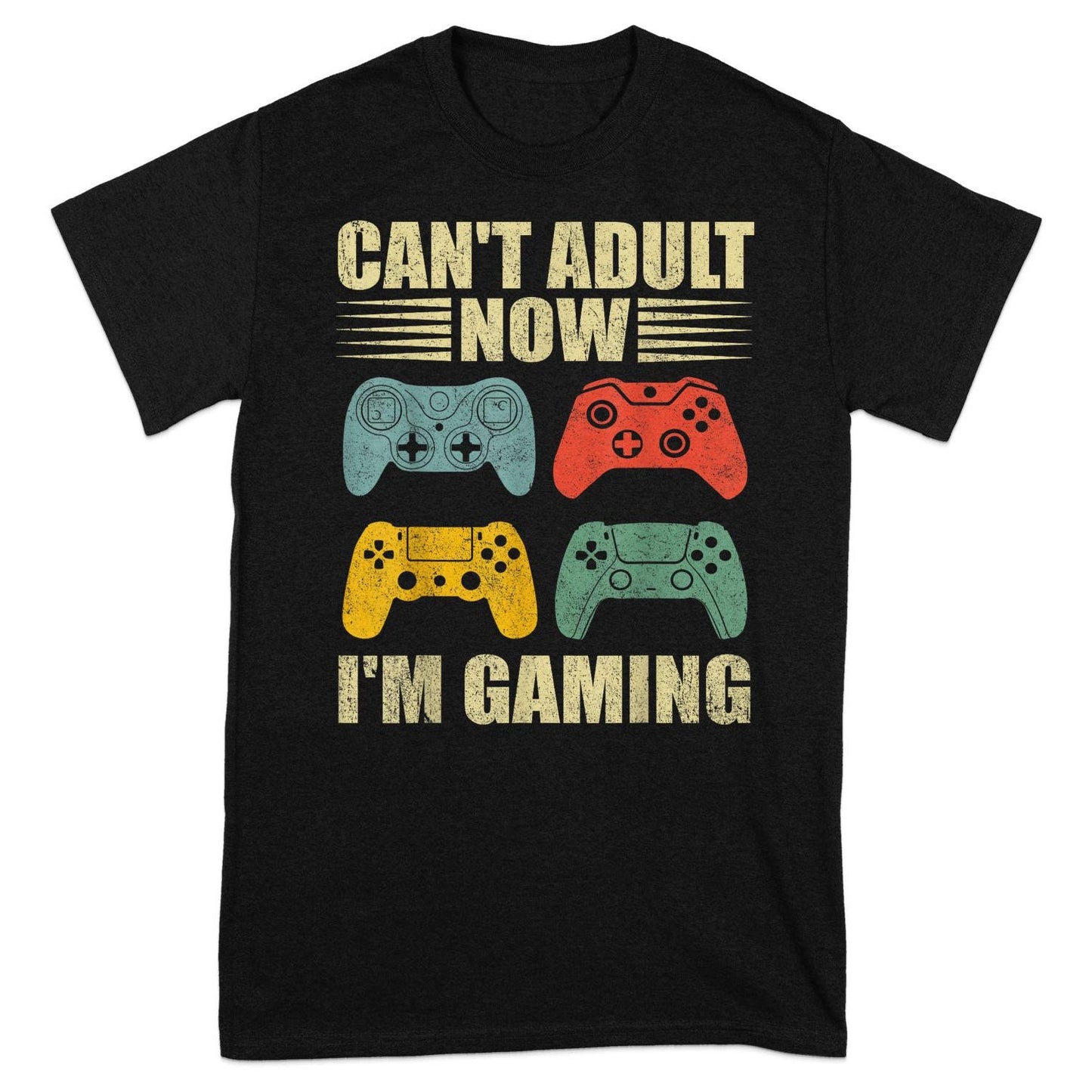 Retro Video Game Controller Graphic Tee | Funny Gamer T-Shirt | Pixel Art Apparel