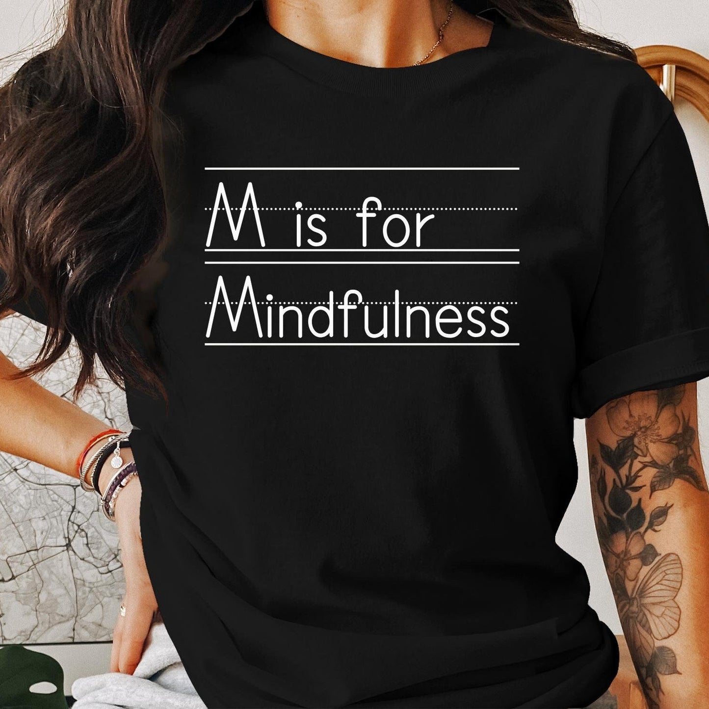 Mindfulness T-Shirt: Positive Mindset Yoga Top