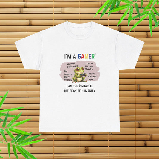 I'm a Gamer T-Shirt, Funny Gaming T-Shirt, Ironic Tee, Gift for Boyfriend