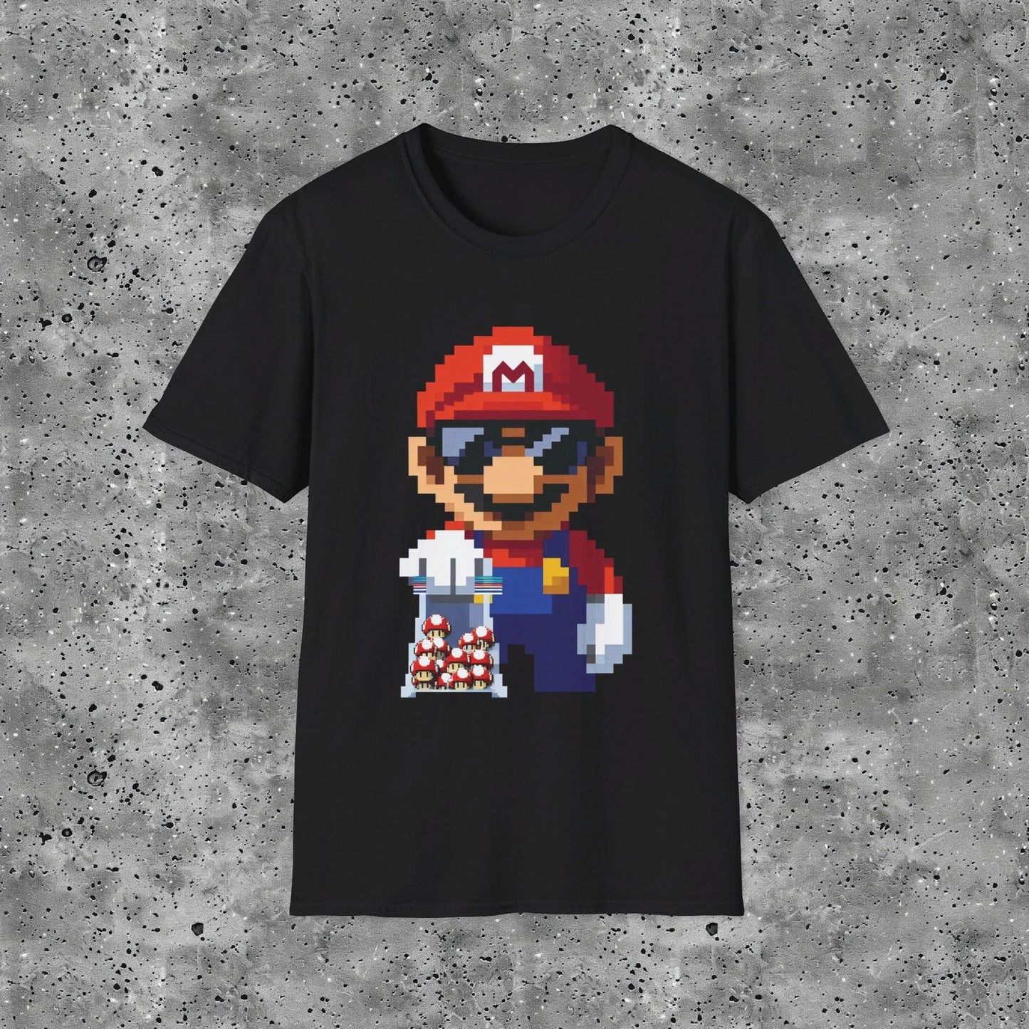 Super Mario Mushrooms Dealer T-Shirt: Funny Gamer Apparel
