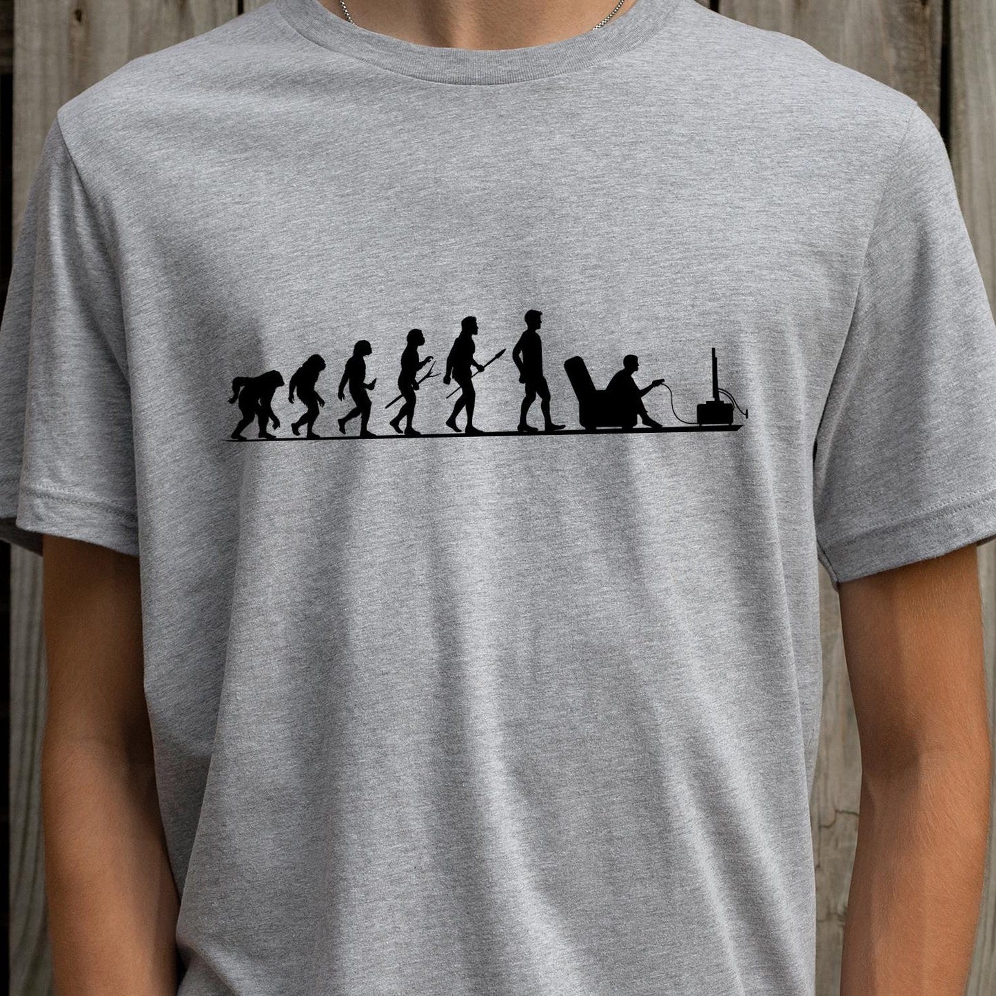 Evolution Gamer T-Shirt | Funny Gamer Gift | Men's Gaming T-shirt Gift