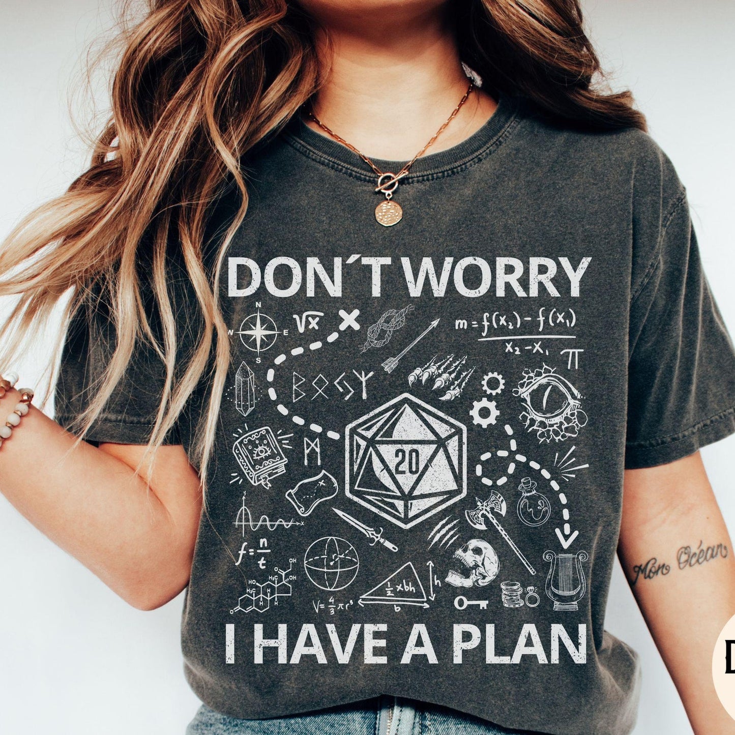 Don't Worry I Have A Plan D&D Shirt | Funny DnD Gift For Gamers | Tabletop RPG Tee
