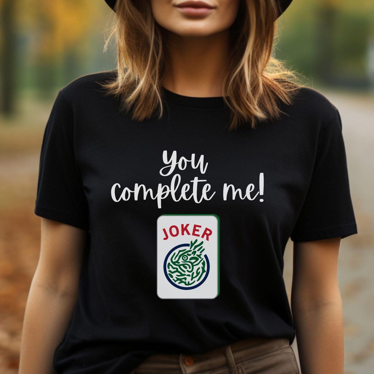 Mahjong Shirt, You Complete Me, Joker Tile, Funny Mahjong Shirt, Cute Mahjong Shirt, Game Shirt, Mahjong T-Shirt, Gift for Mom, Mahgal