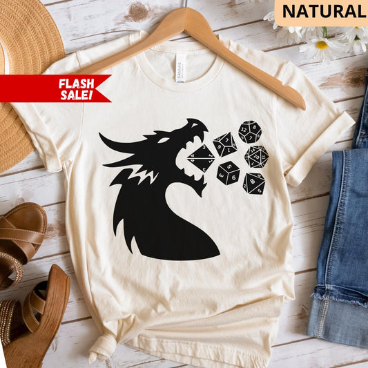 Dungeons and Dragons Shirt, Vintage DnD Gaming T-Shirt, Dragons Graphic Tee, Fantasy TTRPG Shirt, Dungeon Master Gift For Board Game Lover