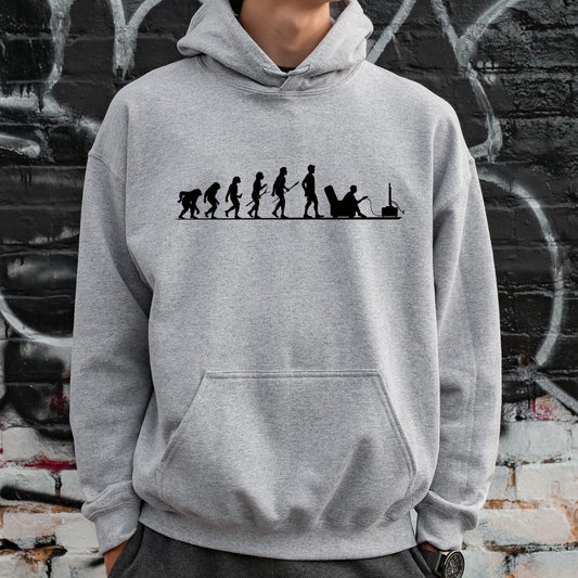 Evolution Gamer Sweatshirt, Funny Gamer Gift, Men's Gaming T-shirt, Father's Day Gift, Funny Tee, Gift For Brother, Video Games Shirt