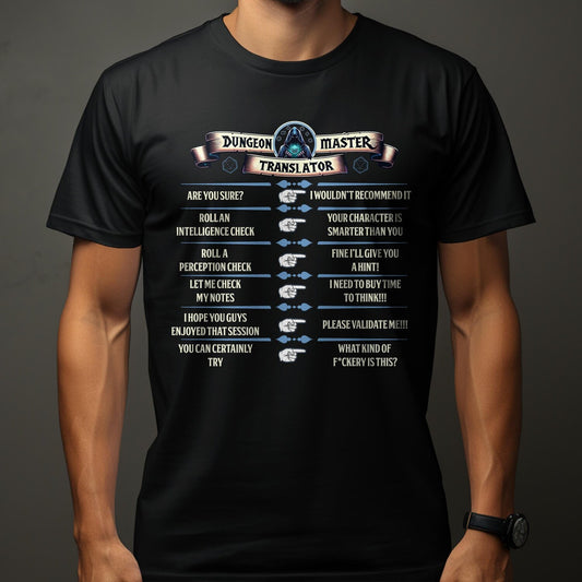 Dungeon Master Funny Shirt | DND Shirt RPG Game Tee | Tabletop Role Playing Shirt