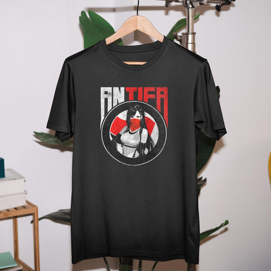 Antifa Tifa T-Shirt | Funny Leftist Shirt | Unisex Gamer Shirt For FF7 Fans