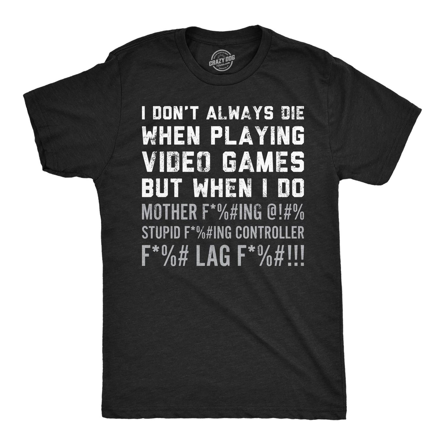 Video Game Rage T-Shirt | Funny Gamer Shirt | Vintage Gaming Apparel For Men