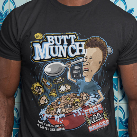 Beavis And Butthead Parody T-Shirt | Funny Nerd Gamer 90s Throwback Tee | Softstyle T-Shirt
