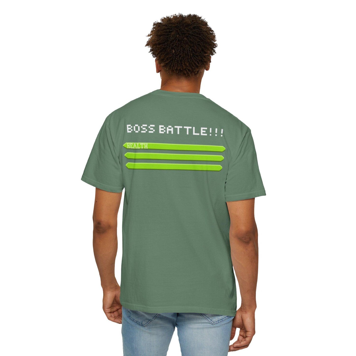 Boss Battle Gamer T-Shirt: Retro Level Up Unisex Tee