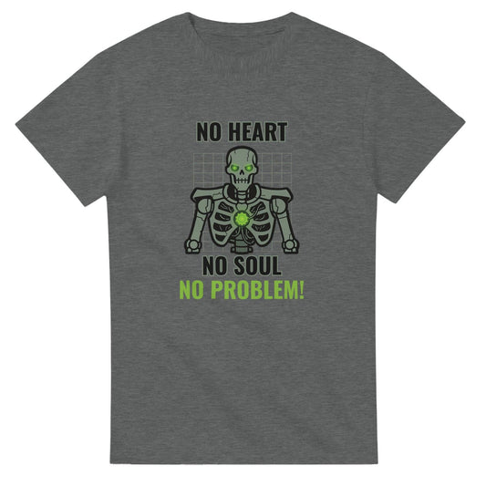 Robot Skeleton T-Shirt | Grimdark Gamer Apparel | Sci-Fi Gaming Tee