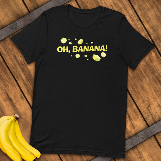 OH Banana Retro Gamer Meme Tee | Funny Banana Explosion T-shirt | Classic Game Fans Gift