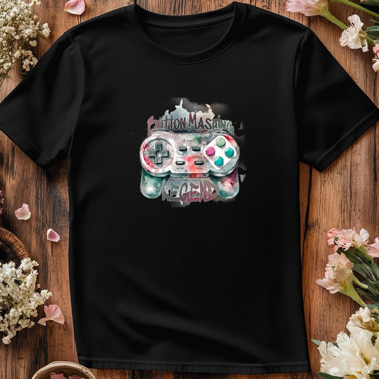 Button Mashing Legend Shirt – Funny Gamer Dad T-Shirt – Joystick Retro Gaming Tee – Fathers Day Gift – Video Game Gift for Him