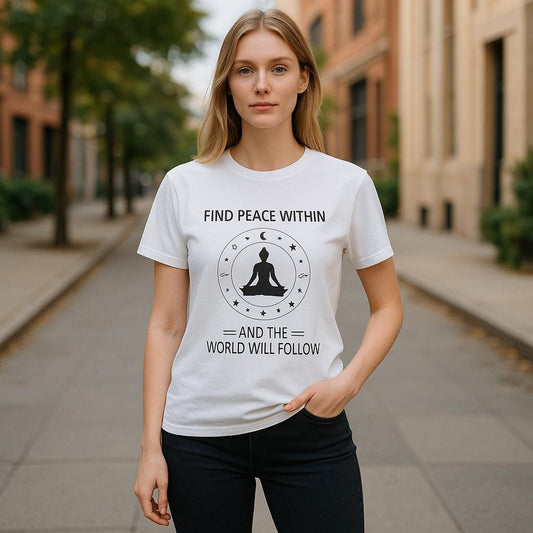 Mindfulness Yoga T-Shirt: Spiritual Boho Graphic Tee