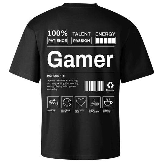 Gamer Label Soft Cotton T-Shirt: Gaming Lifestyle