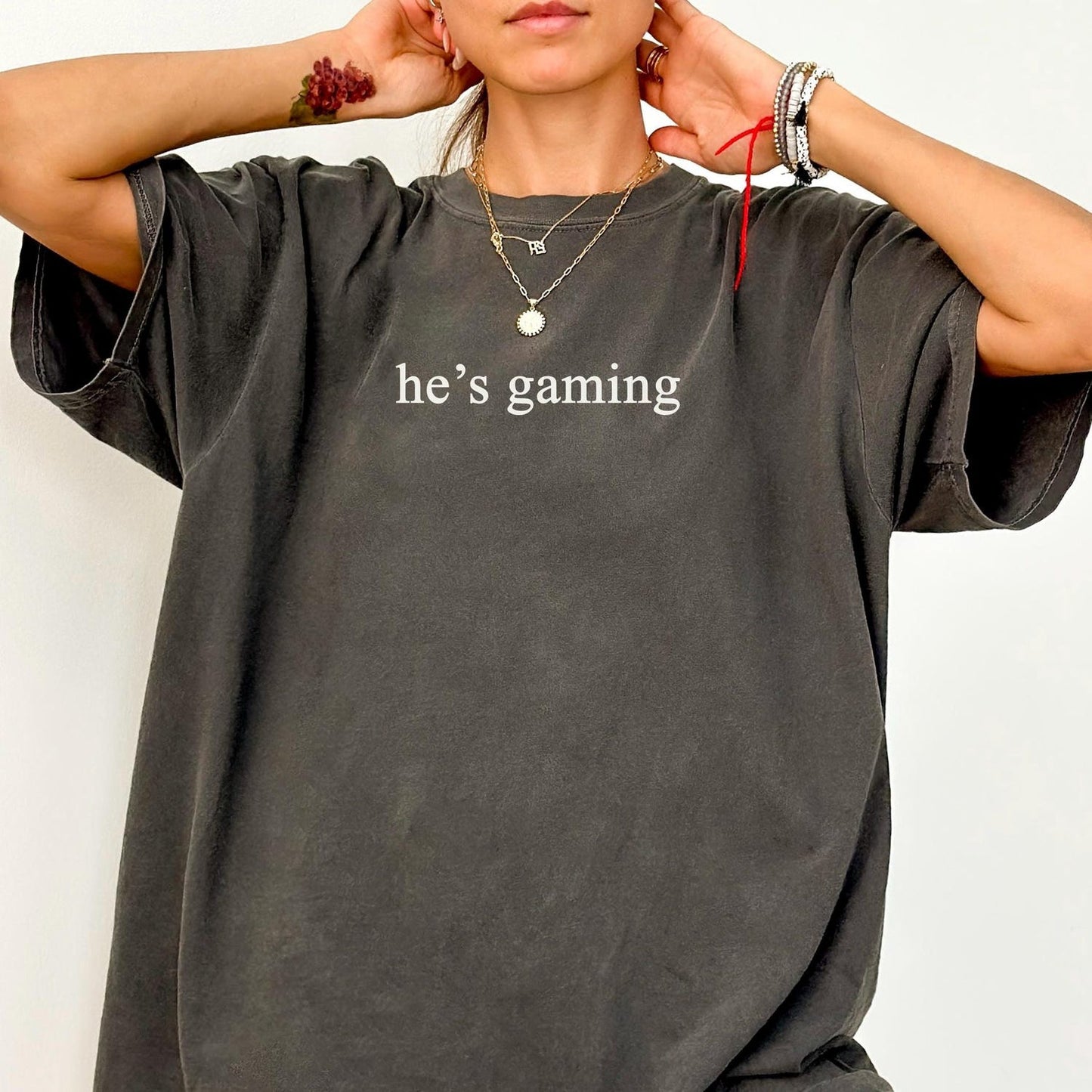 He's Gaming Shirt, Comfort Colors®, Gamer Shirt, Gamer Wife Shirt, Funny Gaming Shirt, Gift for Gamer, Gamer Girlfriend, Gamer Gift,