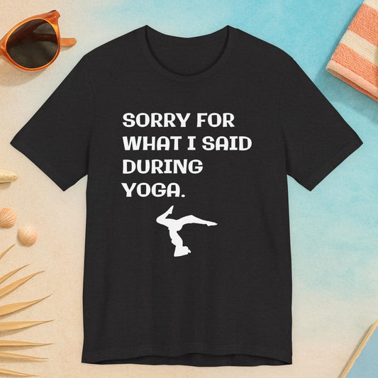 Funny Yoga Headstand T-Shirt | Mindfulness Fitness Graphic Tee