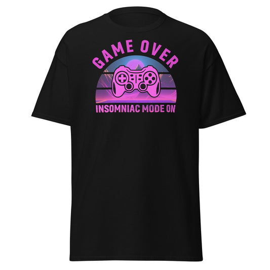 Game Over Gamer T-Shirt | Funny Video Game Controller Shirt | Retro Station Top
