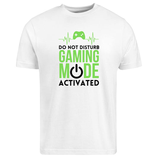 Do Not Disturb Game Mode Activated T-Shirt | Funny Gamer Graphic Tee | Gift For Gamers Streamers