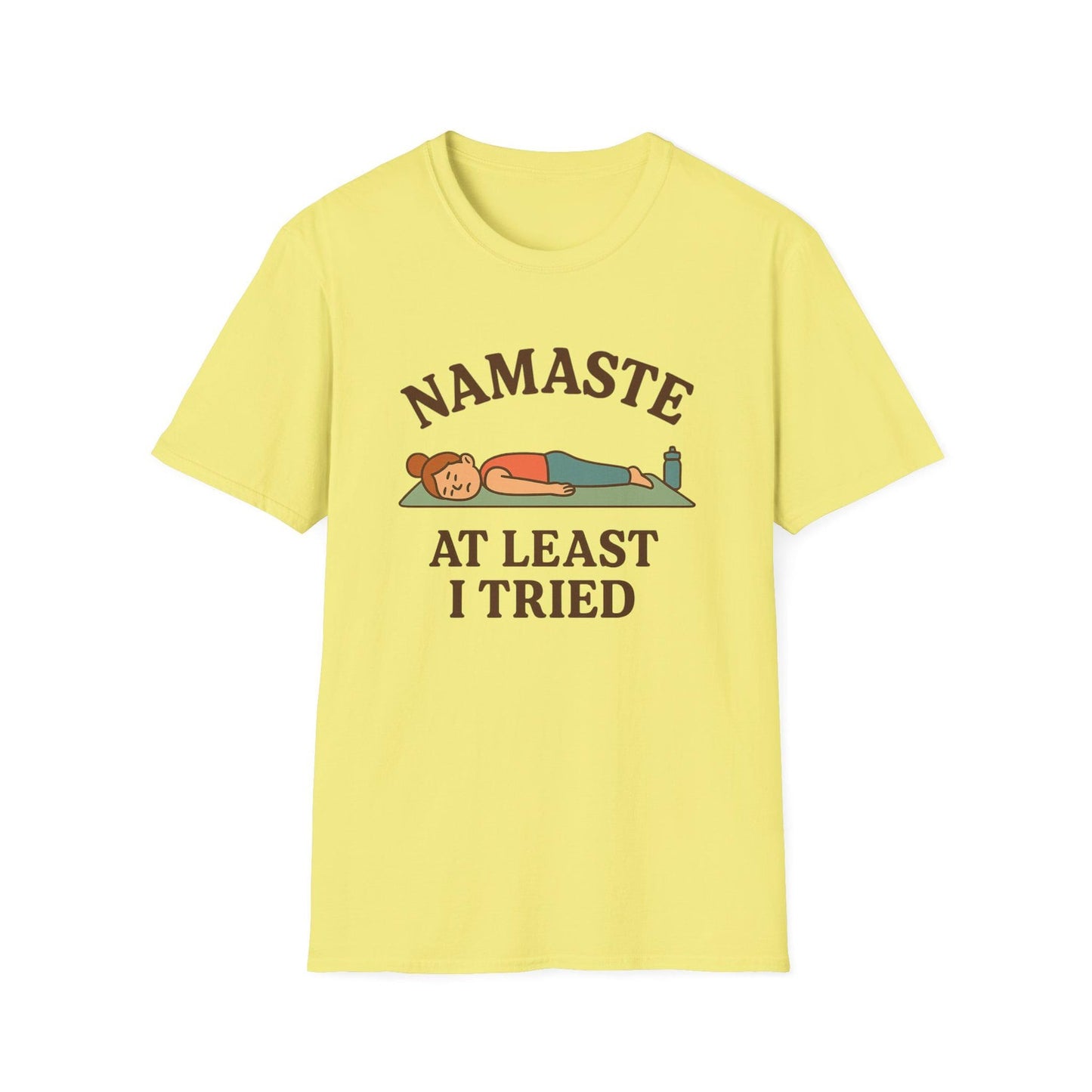 Funny Yoga T-Shirt | Namaste Graphic Tee Fitness Humor Gift