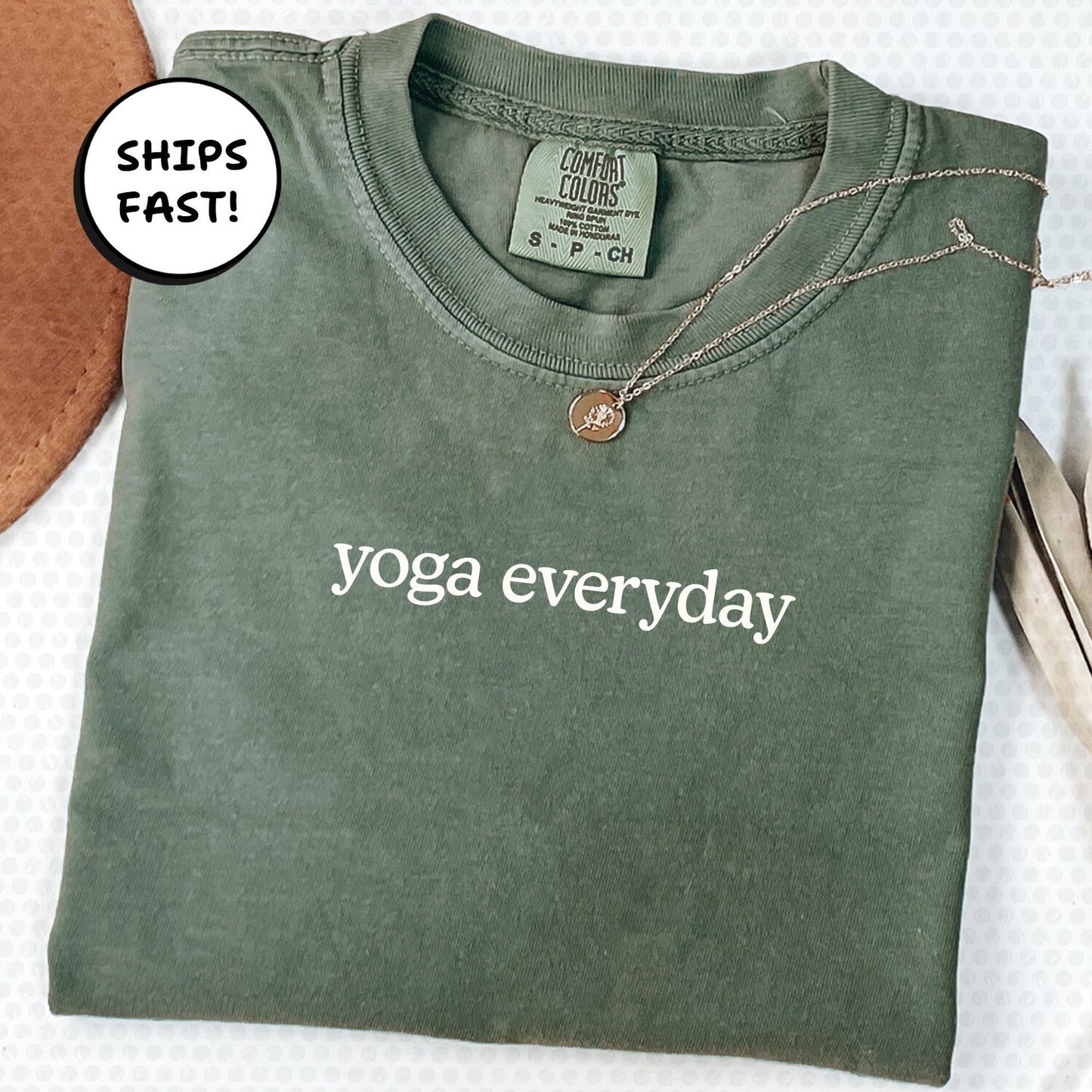 Funny Yoga Teacher Shirt: Meditation Lover Tee, Yoga Instructor Gift Comfort Colors Graphic Tee Gift