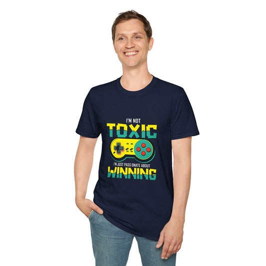 Gaming Toxicity Humor T-Shirt: Funny Gamer Graphic Tee